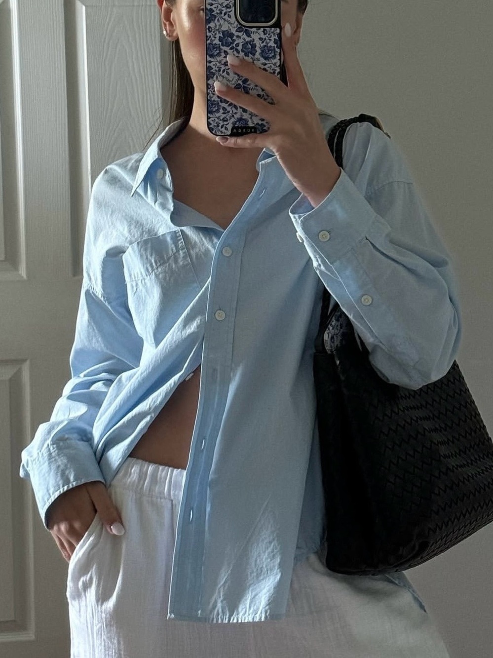 Wilfred free poplin button up